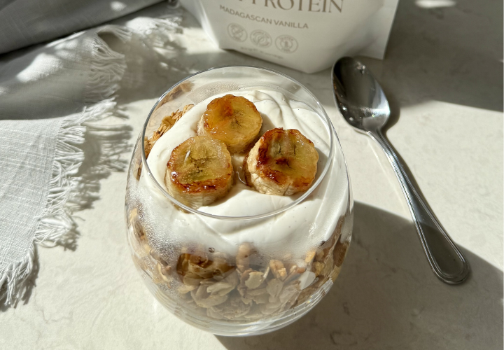 Caramelised Banana Yoghurt Parfait