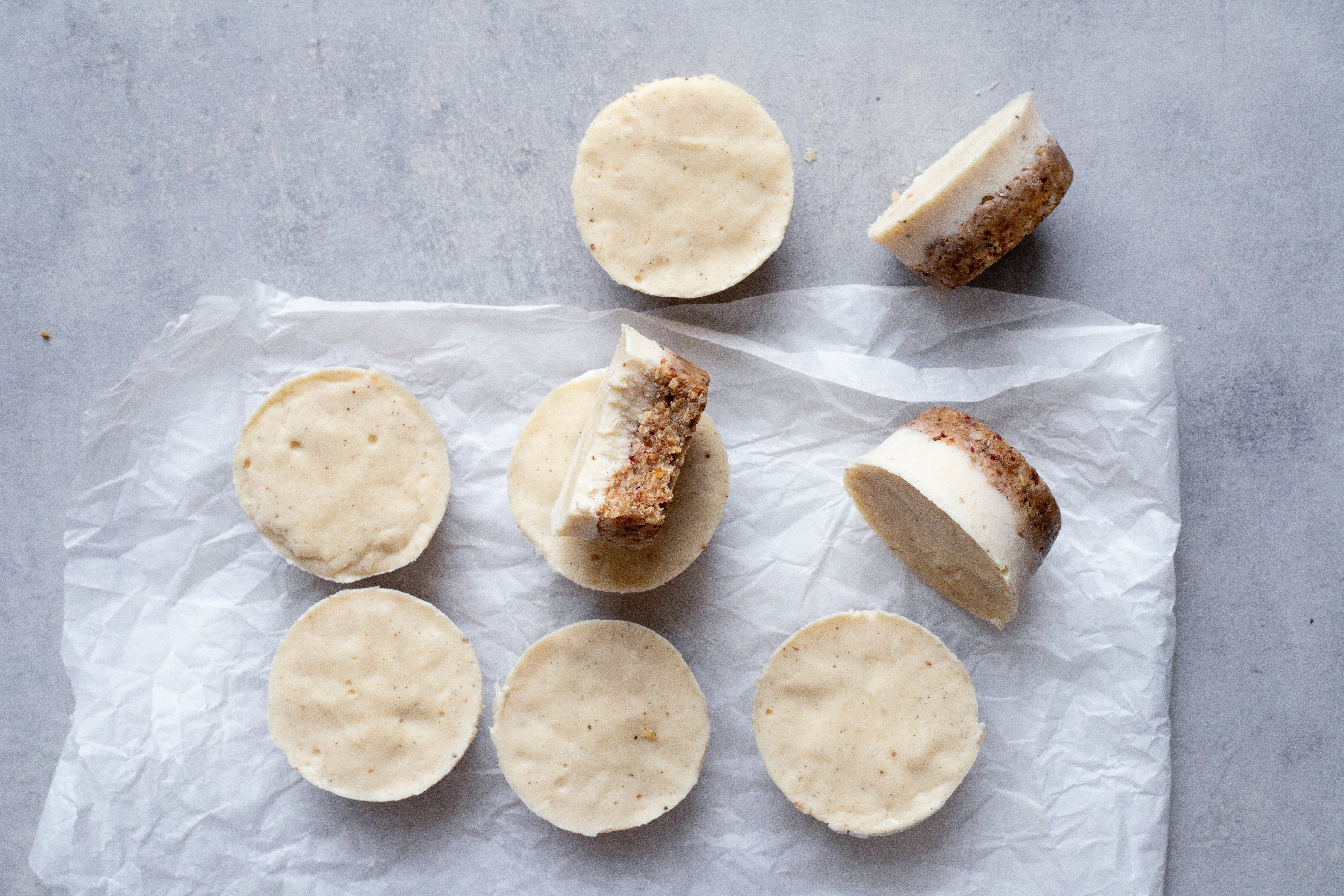 Frozen Vanilla Cheesecake Bites