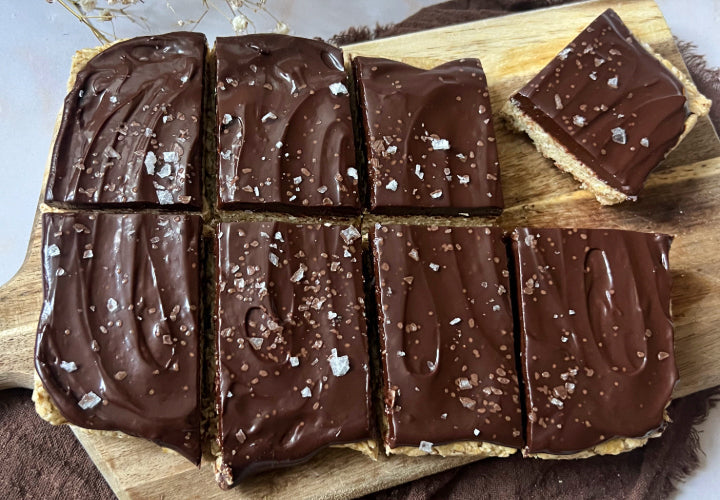 Coffee Protein Fudge Flapjacks