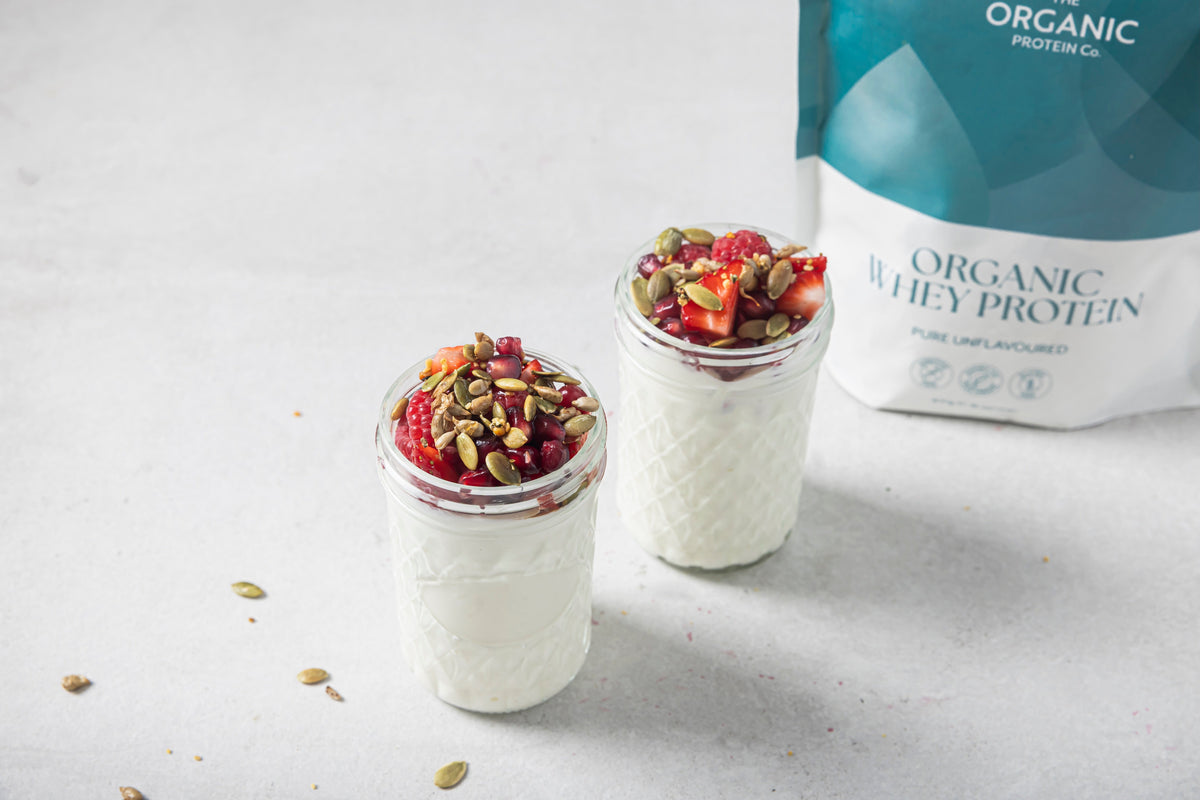 High Protein On-The-Go Breakfast Pots