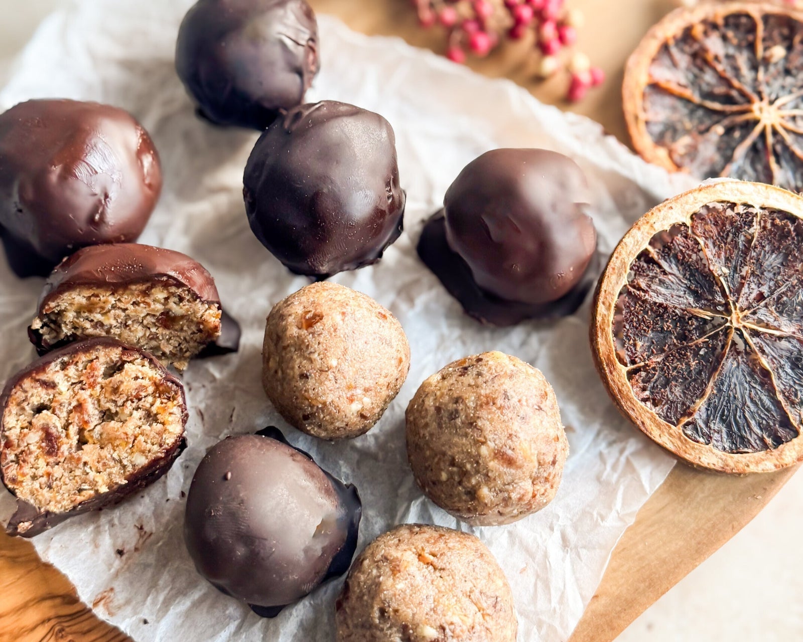 Winter Spice Protein Balls