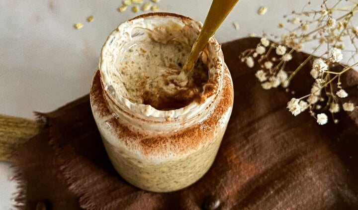 High-Protein Coffee Overnight Oats