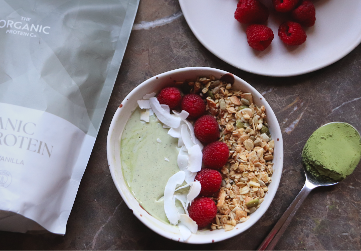 Matcha Cheesecake Protein Bowl