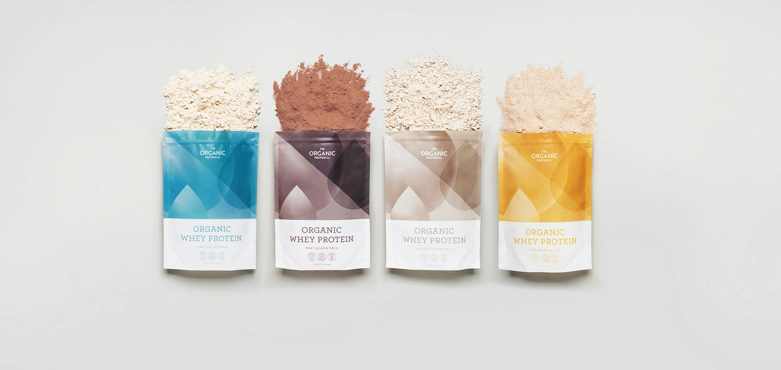 The Organic Protein Co.'s whey protein range