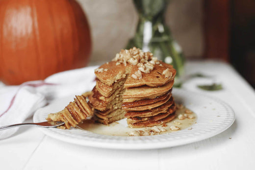 Spiced Pumpkin Protein Pancakes