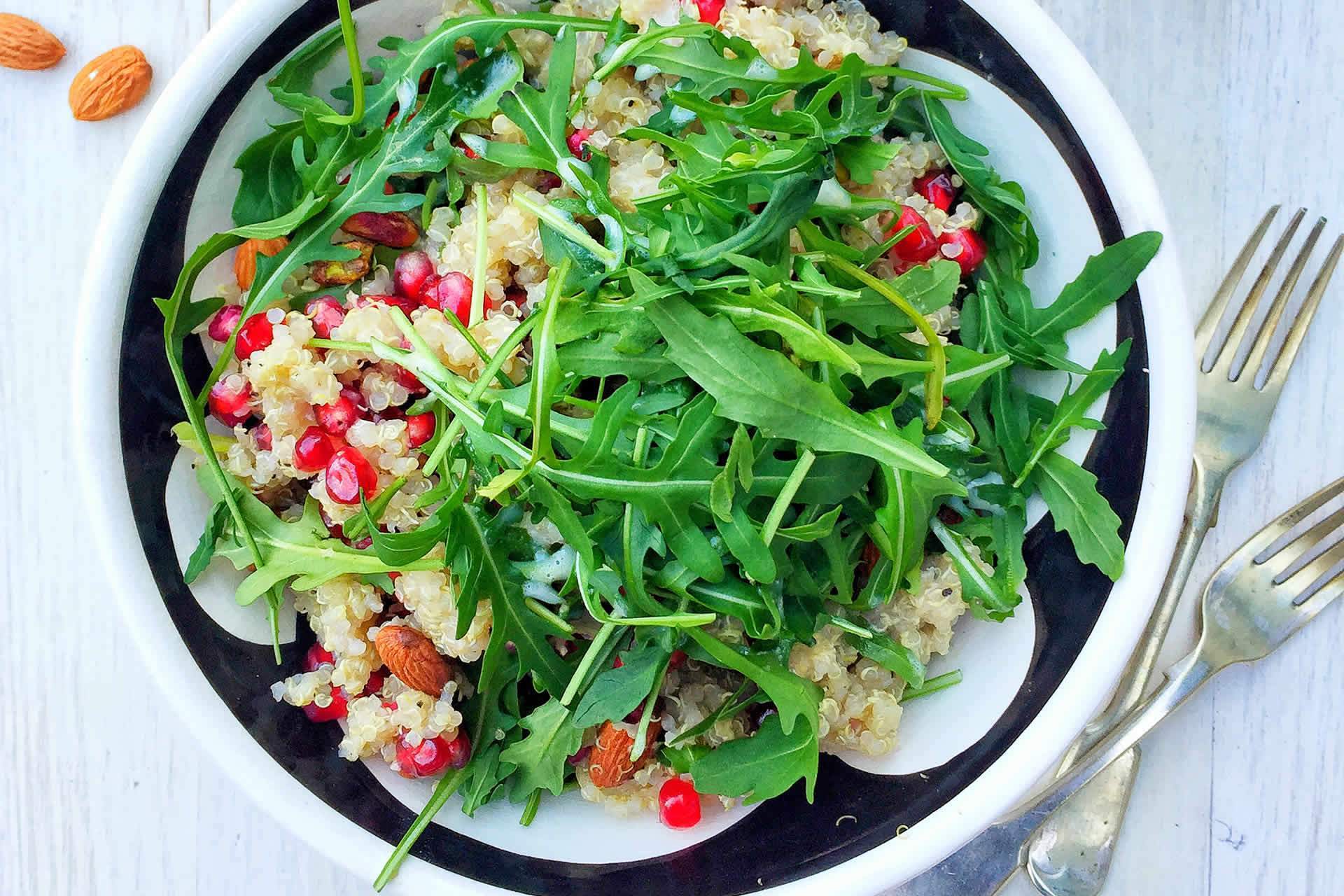 Quinoa Salad with Protein Dressing
