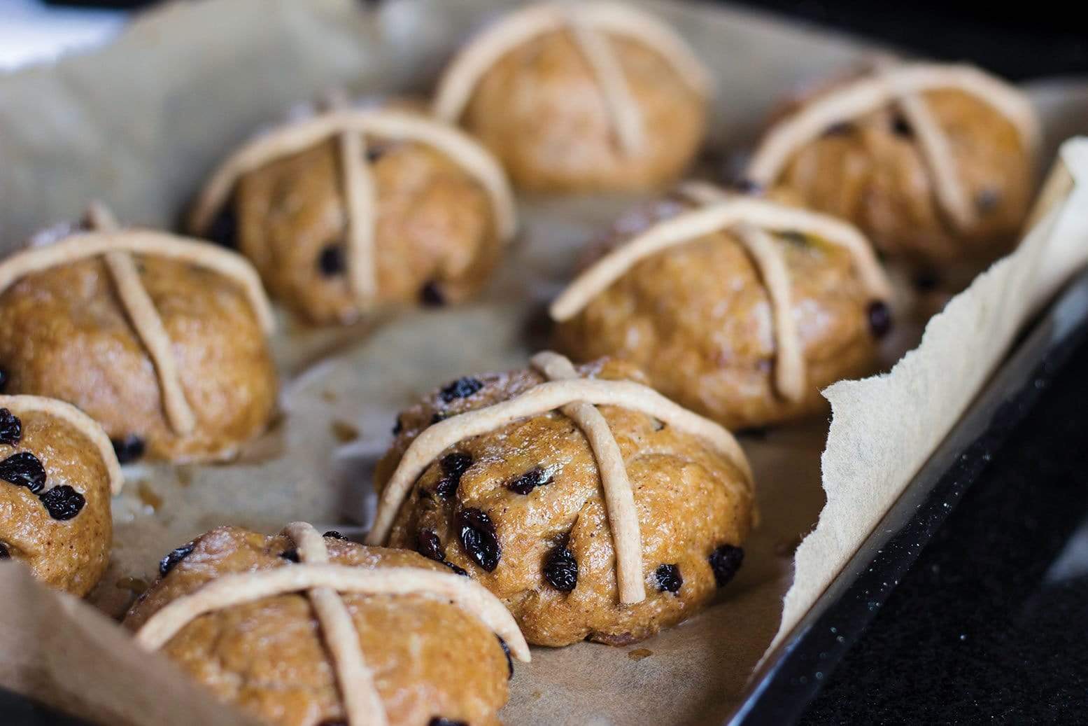 High Protein Hot Cross Buns