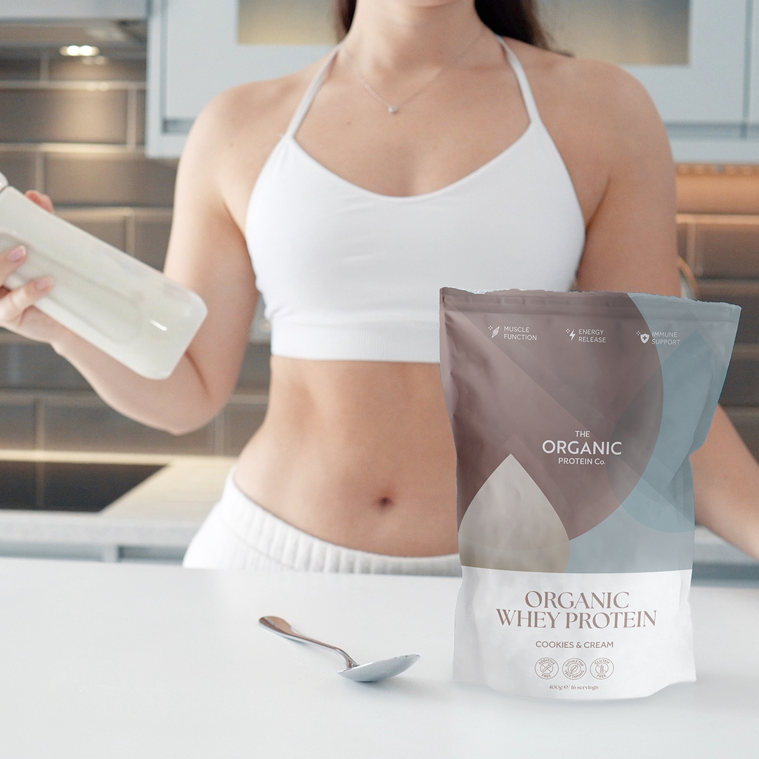 Organic Whey Protein Cookies & Cream