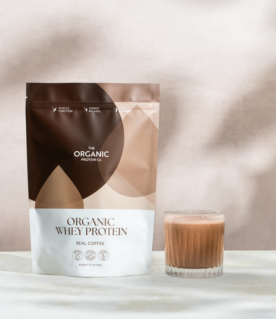 Real Coffee Organic Whey Protein Powder