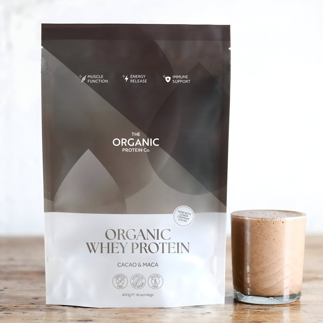 Organic Whey Protein Chocolate - Cacao & Maca