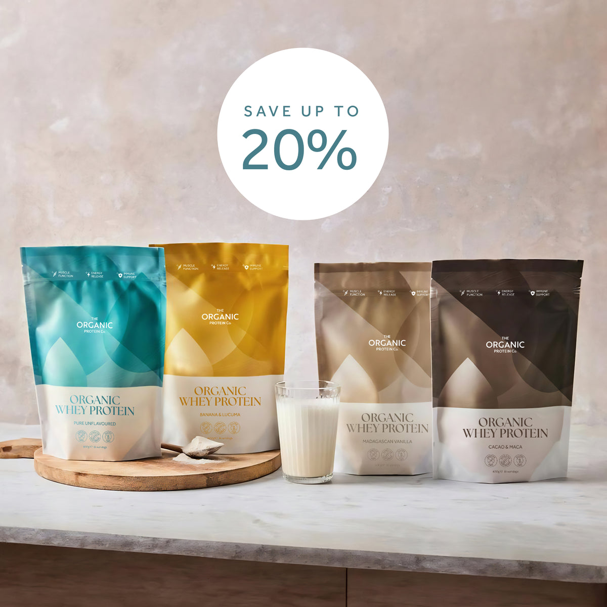Build Your Organic Whey Protein Bundle & Save – The Organic Protein Co.