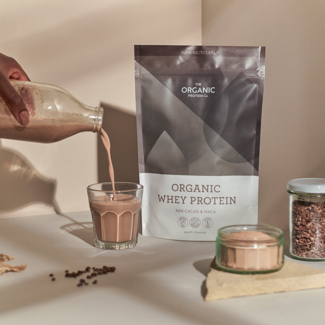 Organic Whey Protein Chocolate - Raw Cacao & Maca