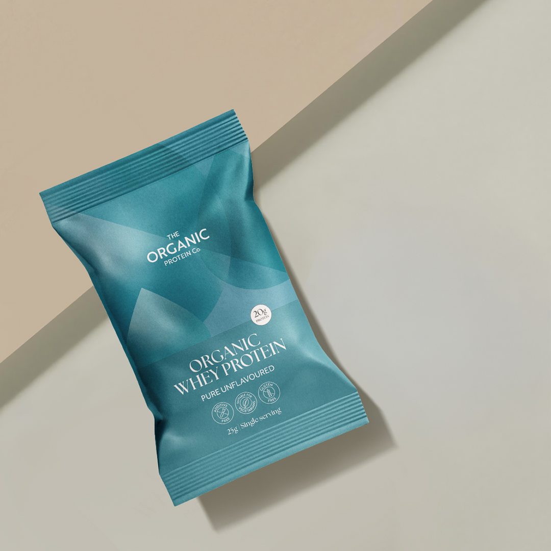 Organic Whey Protein Pure Unflavoured (one per flavour, 25g)