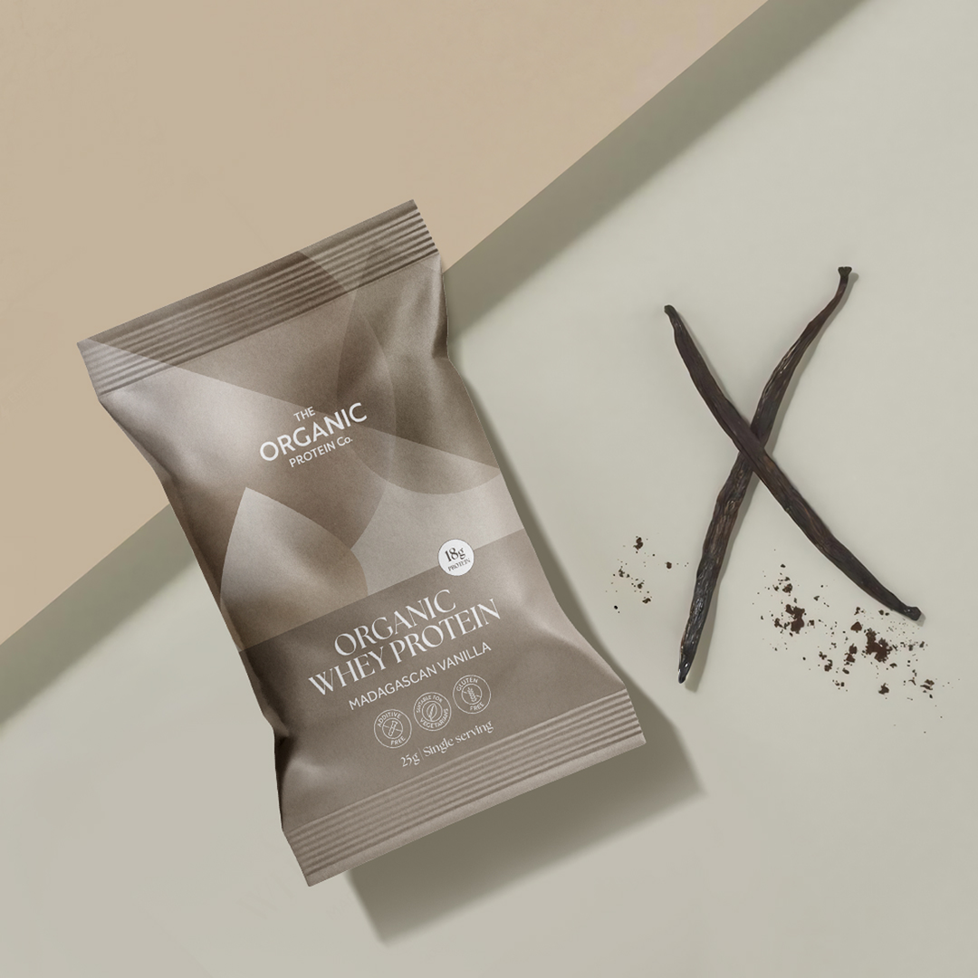 Organic Whey Protein Madagascan Vanilla (one per flavour, 25g)